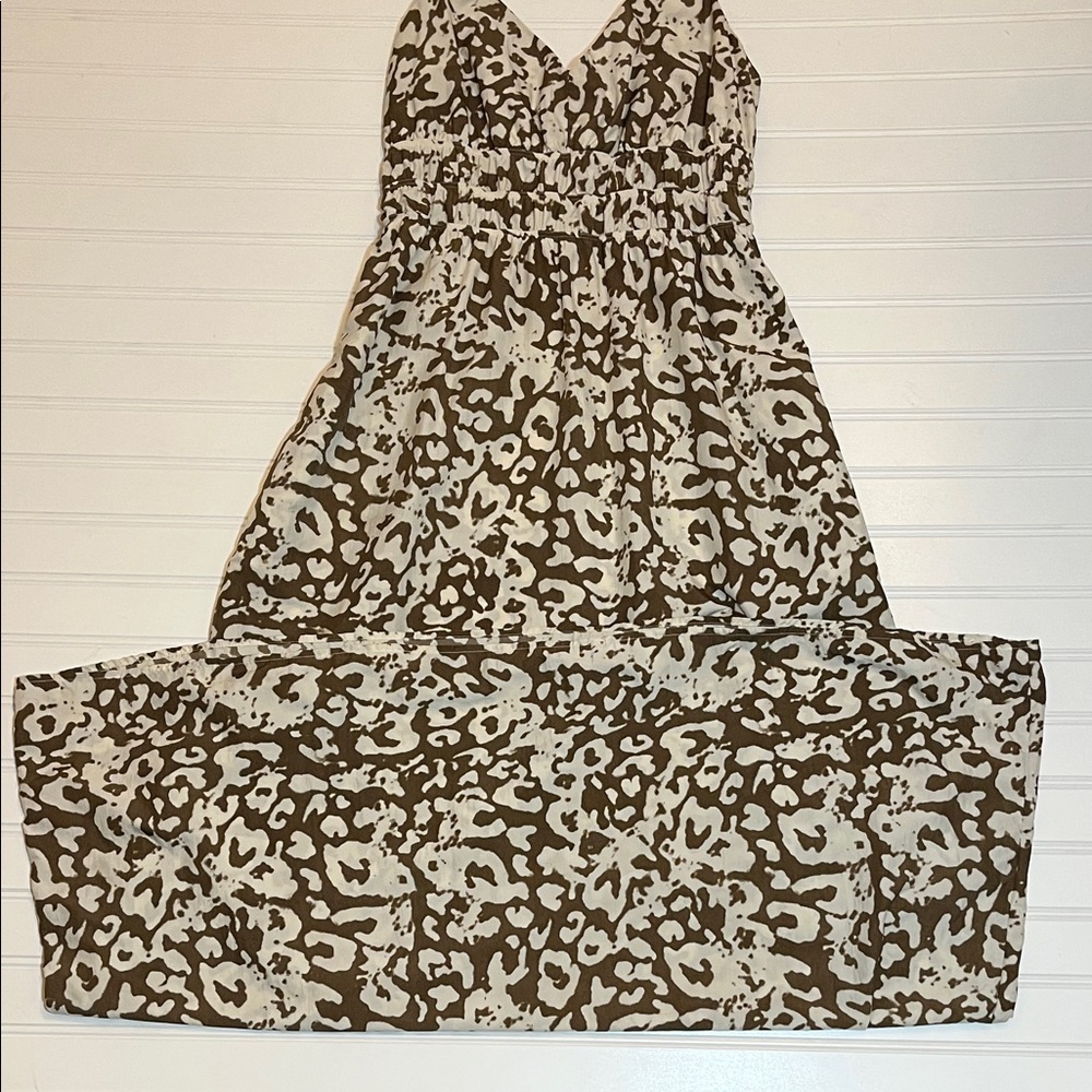 Rails Justine Sepia Cheetah Brown and White Women's Maxi Dress - Picture 4 of 8